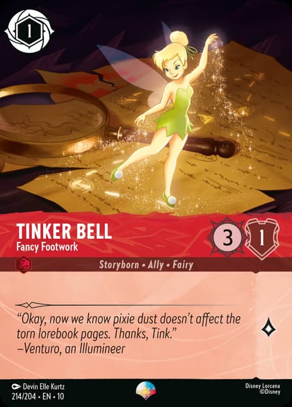 Tinker Bell - Fancy Footwork (Epic), Whispers in the Well 214/204