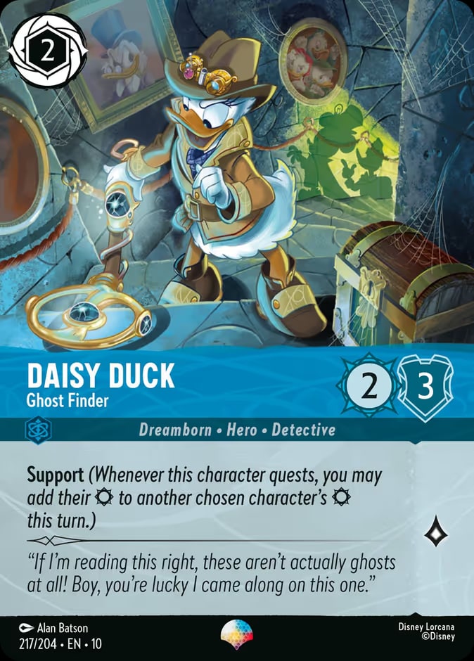 Daisy Duck - Ghost Finder (Epic), Whispers in the Well 217/204