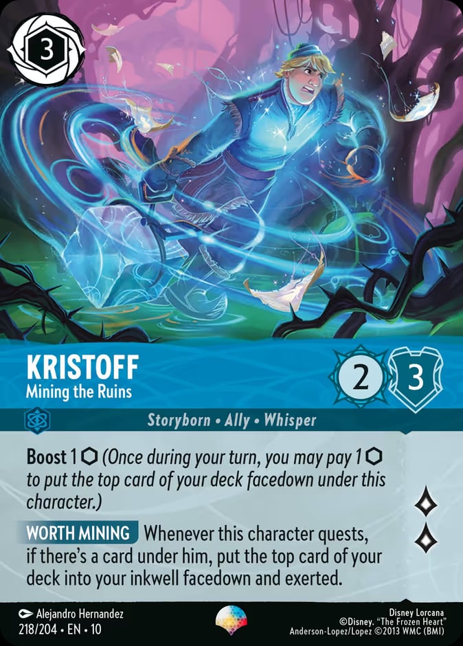 Kristoff - Mining the Ruins (Epic), Whispers in the Well 218/204