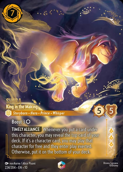 Simba - King in the Making (Enchanted), Whispers in the Well 224/204