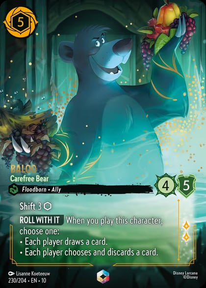 Baloo - Carefree Bear (Enchanted), Whispers in the Well 230/204