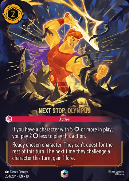 Next Stop, Olympus (Enchanted), Whispers in the Well 234/204