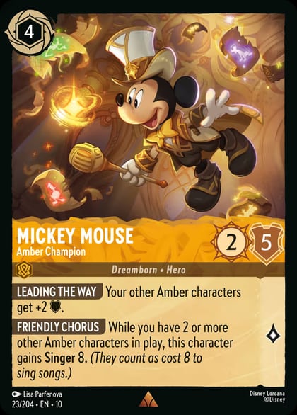 Mickey Mouse - Amber Champion, Whispers in the Well 23/204