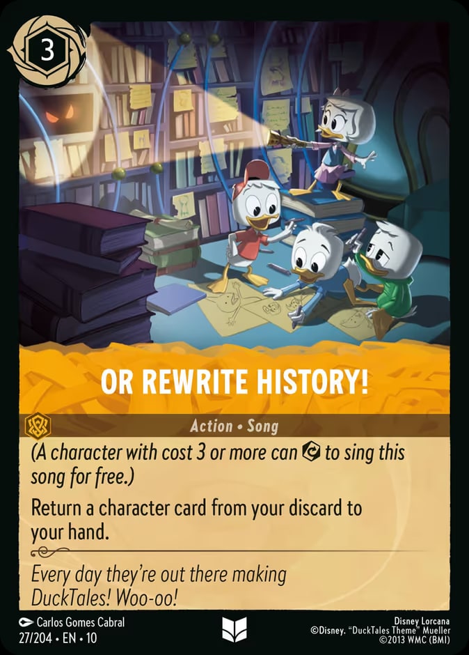 Or Rewrite History!, Whispers in the Well 27/204