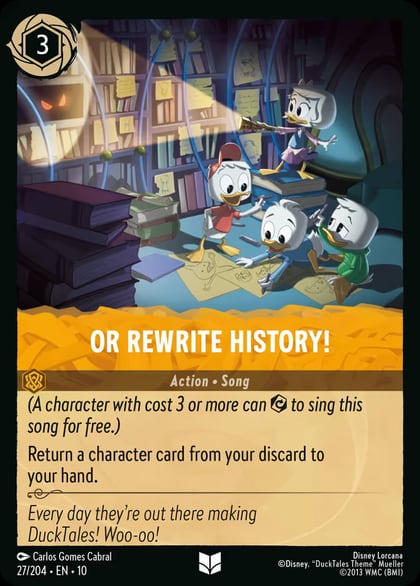 Or Rewrite History!, Whispers in the Well 27/204