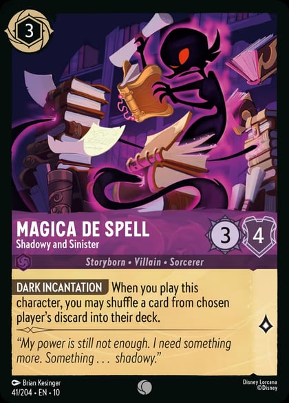Magica De Spell - Shadowy and Sinister, Whispers in the Well 41/204