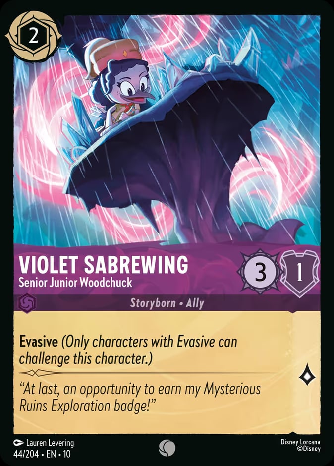 Violet Sabrewing - Senior Junior Woodchuck, Whispers in the Well 44/204