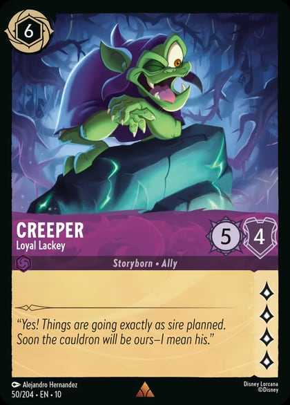Creeper - Loyal Lackey, Whispers in the Well 50/204