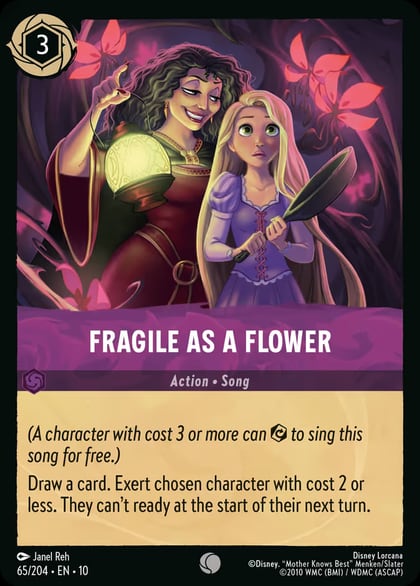 Fragile as a Flower, Whispers in the Well 65/204