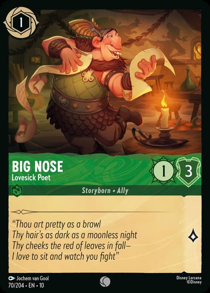 Big Nose - Lovesick Poet, Whispers in the Well 70/204