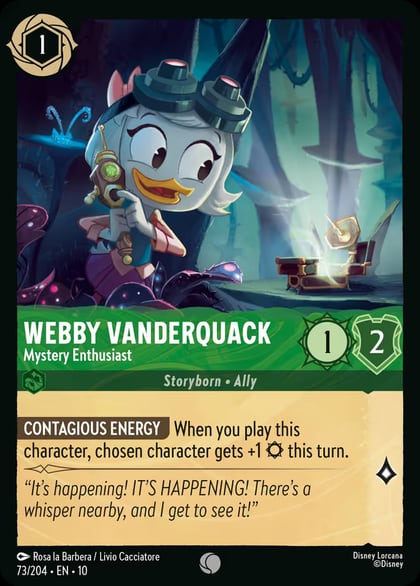 Webby Vanderquack - Mystery Enthusiast, Whispers in the Well 73/204