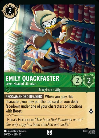 Emily Quackfaster - Level-Headed Librarian, Whispers in the Well 80/204