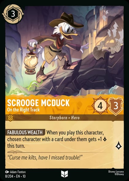 Scrooge McDuck - On the Right Track, Whispers in the Well 8/204