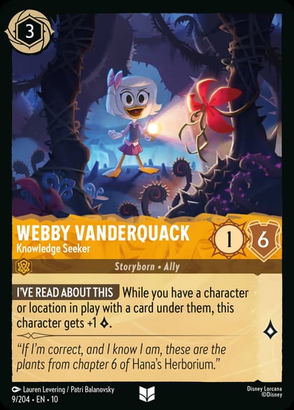 Webby Vanderquack - Knowledge Seeker, Whispers in the Well 9/204