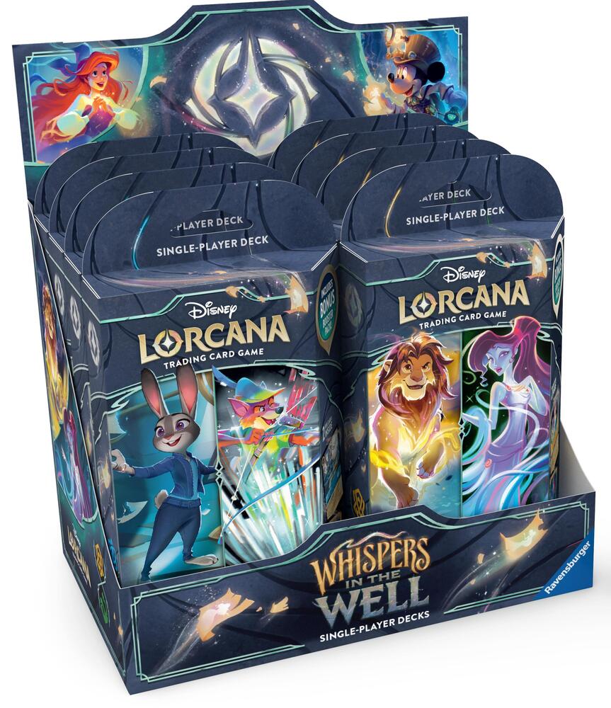 Disney Lorcana: Whispers in the Well Starter Deck Display, Whispers in the Well P652708