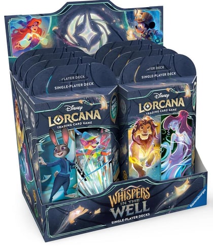 Disney Lorcana: Whispers in the Well Starter Deck Display, Whispers in the Well P652708