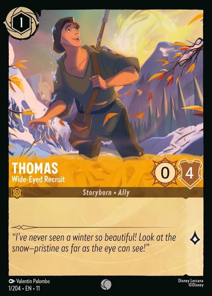 Thomas - Wide-Eyed Recruit, Winterspell 1/204