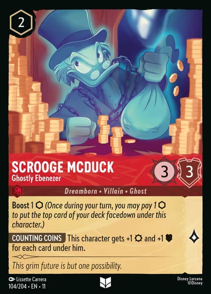 Scrooge McDuck - Ghostly Ebenezer, Winterspell 104/204