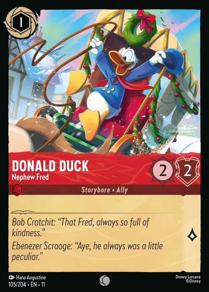 Donald Duck - Nephew Fred, Winterspell 105/204