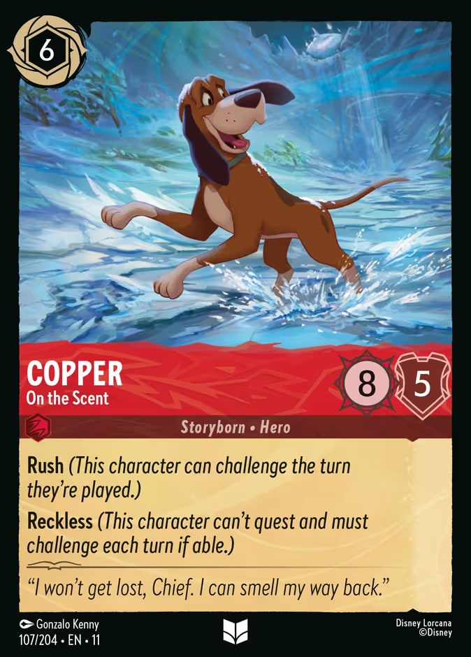 Copper - On the Scent, Winterspell 107/204