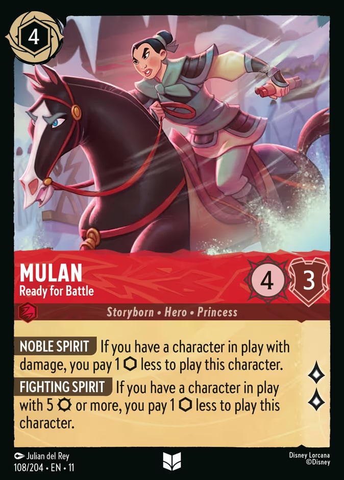 Mulan - Ready for Battle, Winterspell 108/204