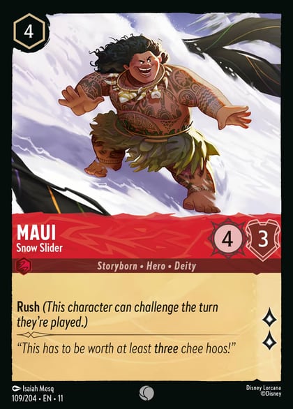Maui - Snow Slider, Winterspell 109/204