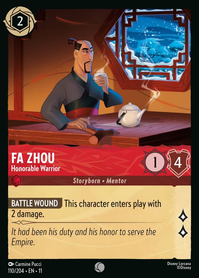 Fa Zhou - Honorable Warrior, Winterspell 110/204