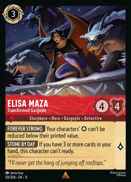 Elisa Maza - Transformed Gargoyle, Winterspell 112/204