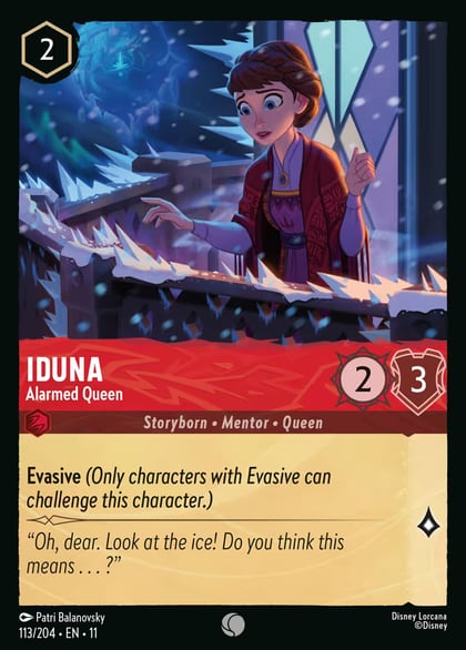 Iduna - Alarmed Queen (Foil), Winterspell 113/204