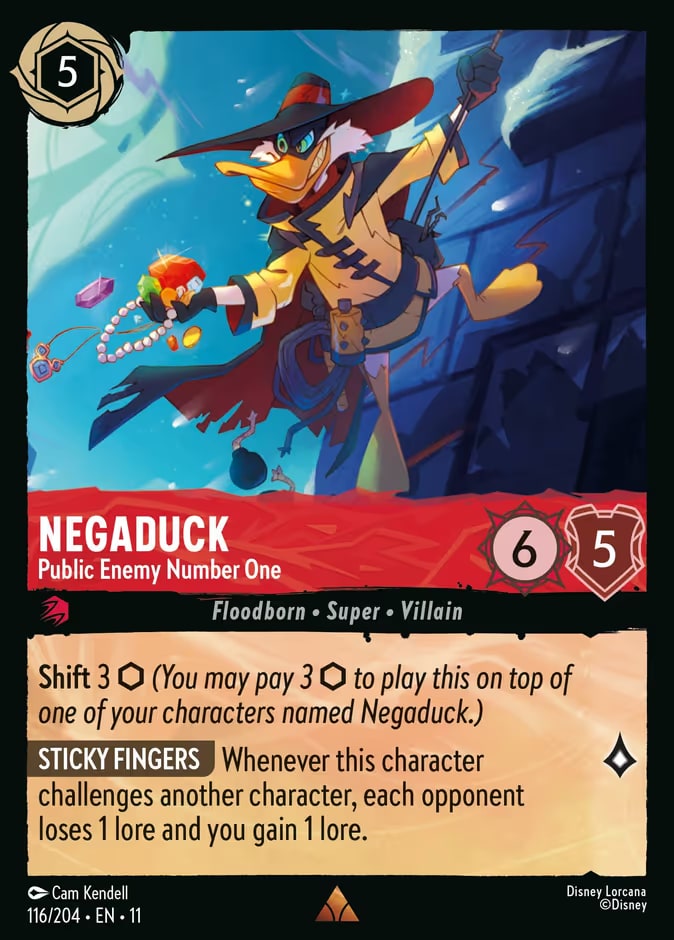 Negaduck - Public Enemy Number One, Winterspell 116/204