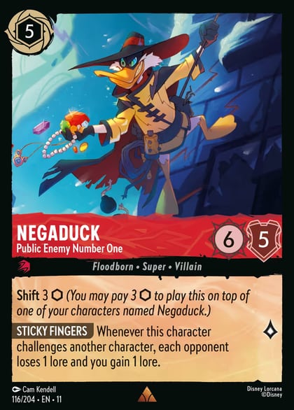 Negaduck - Public Enemy Number One, Winterspell 116/204