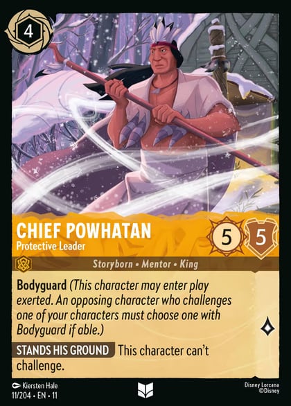 Chief Powhatan - Protective Leader, Winterspell 11/204