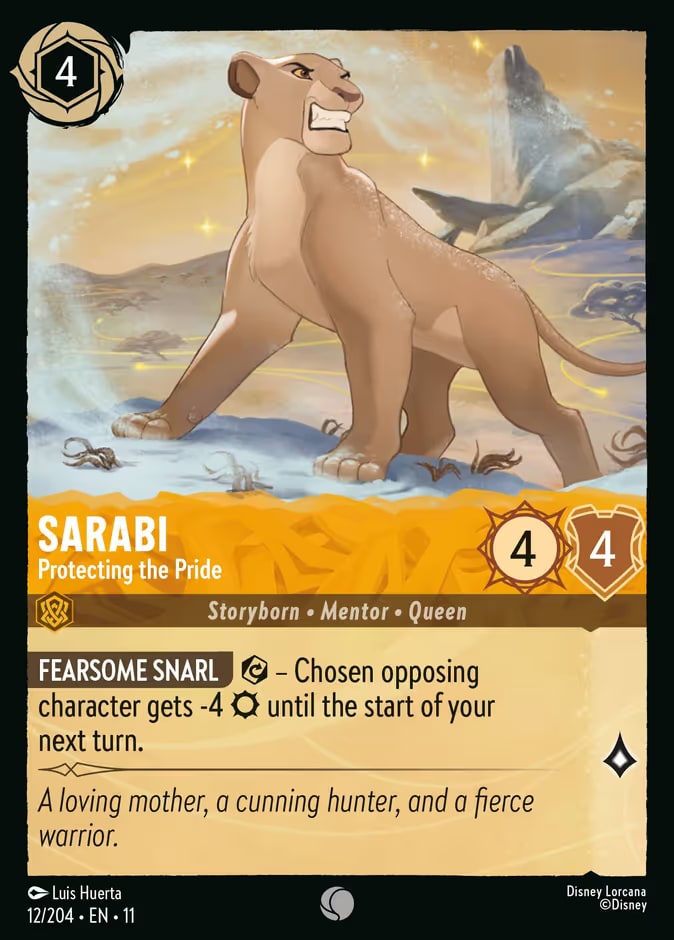 Sarabi - Protecting the Pride, Winterspell 12/204