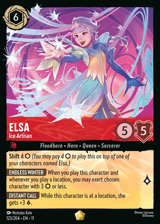 Elsa - Ice Artisan, Winterspell 123/204