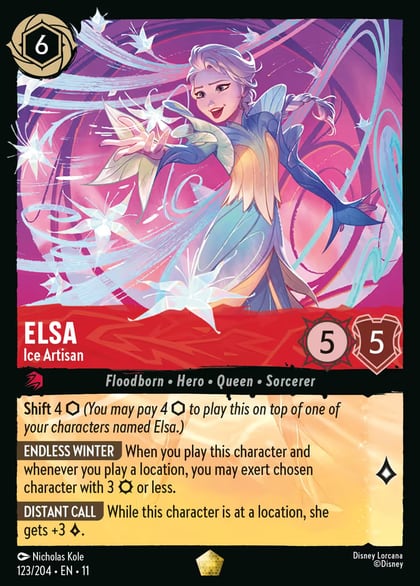 Elsa - Ice Artisan, Winterspell 123/204