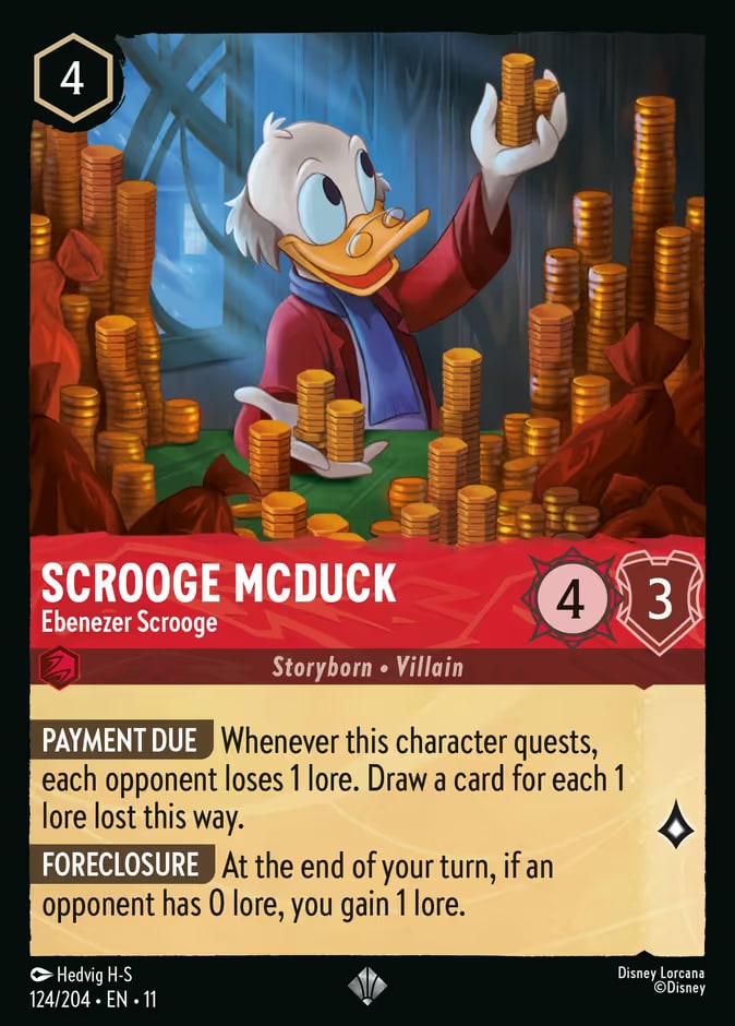 Scrooge McDuck - Ebenezer Scrooge, Winterspell 124/204