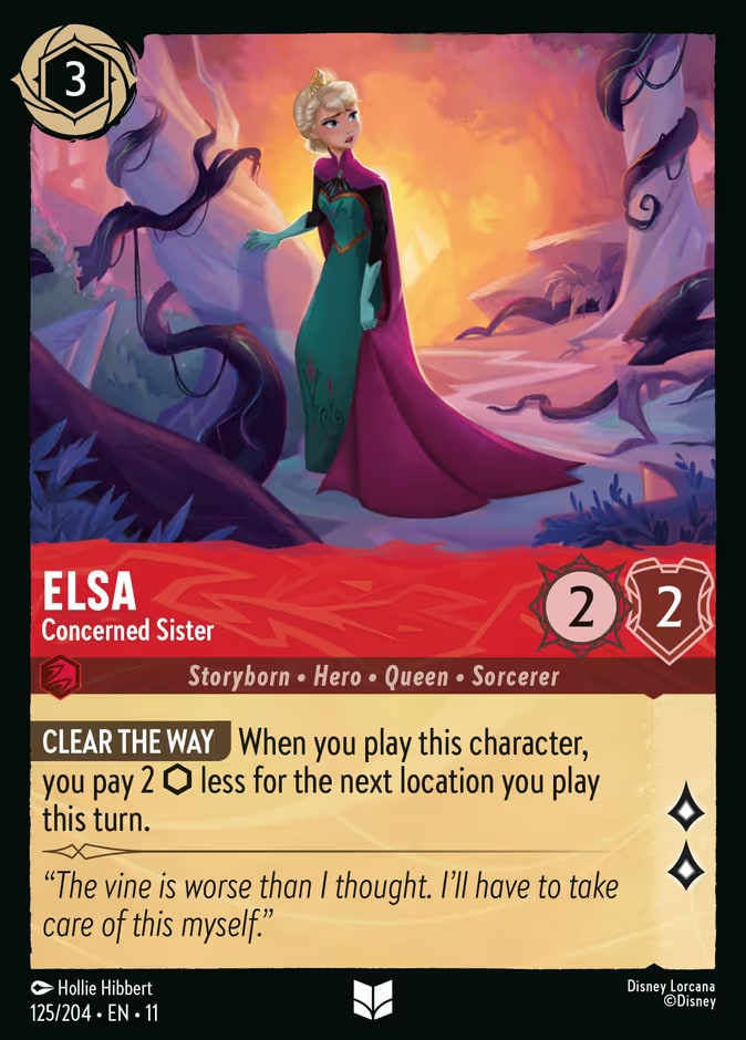Elsa - Concerned Sister, Winterspell 125/204