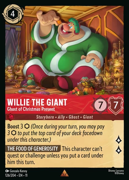 Willie the Giant - Ghost of Christmas Present, Winterspell 126/204