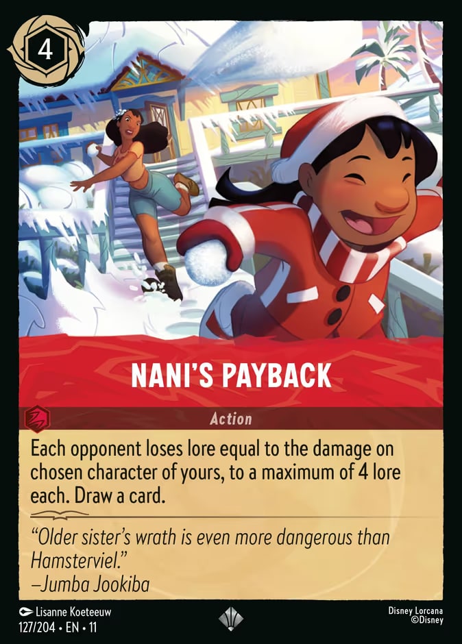 Nani's Payback, Winterspell 127/204