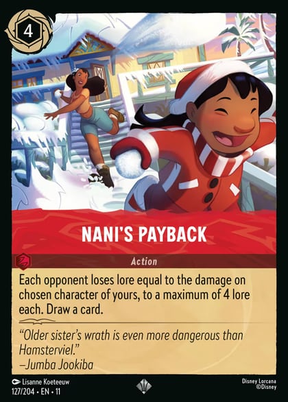Nani's Payback, Winterspell 127/204