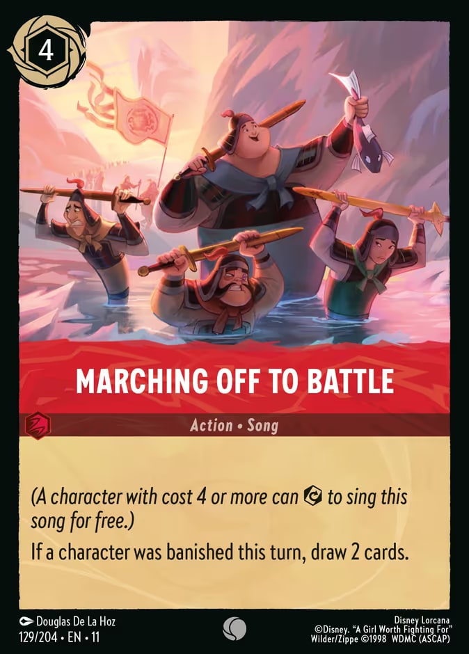Marching Off to Battle, Winterspell 129/204
