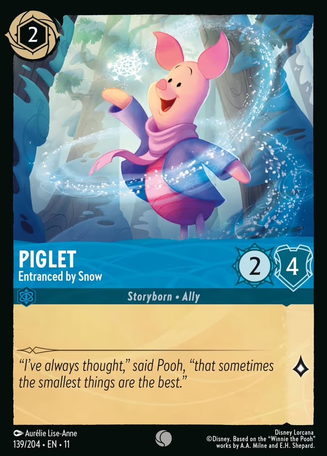 Piglet - Entranced by Snow, Winterspell 139/204