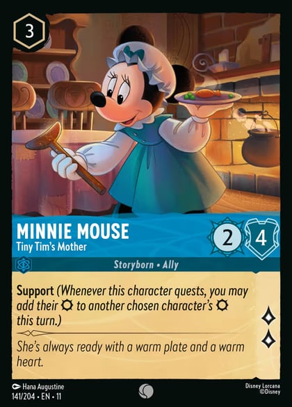 Minnie Mouse - Tiny Tim's Mother, Winterspell 141/204