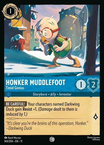 Honker Muddlefoot - Timid Genius, Winterspell 143/204