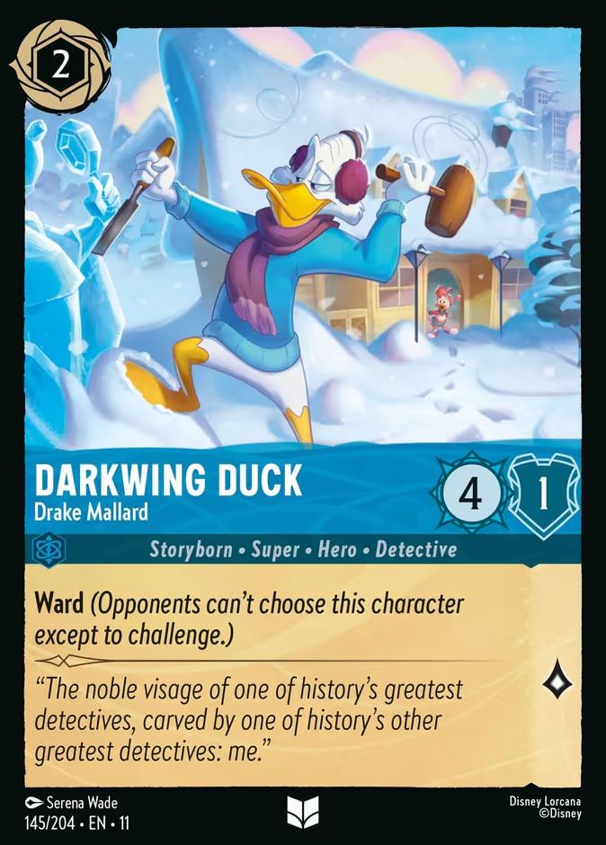 Darkwing Duck - Drake Mallard, Winterspell 145/204