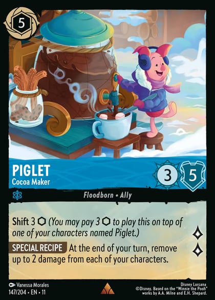 Piglet - Cocoa Maker, Winterspell 147/204