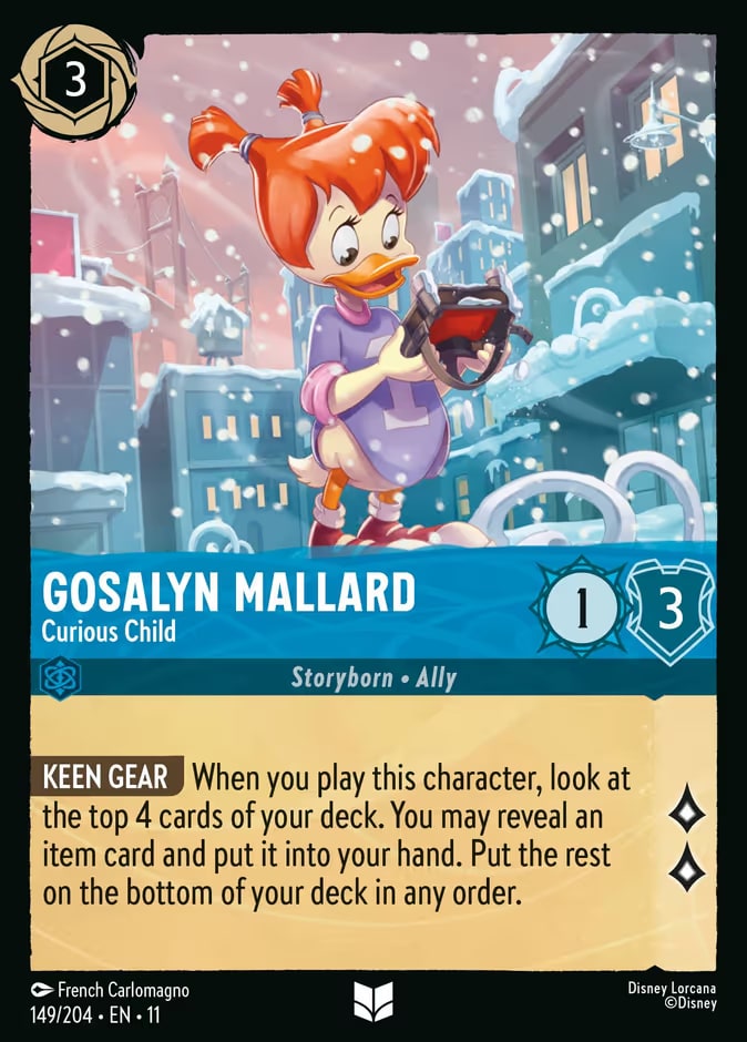 Gosalyn Mallard - Curious Child, Winterspell 149/204