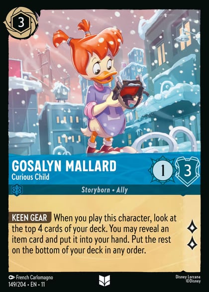 Gosalyn Mallard - Curious Child, Winterspell 149/204