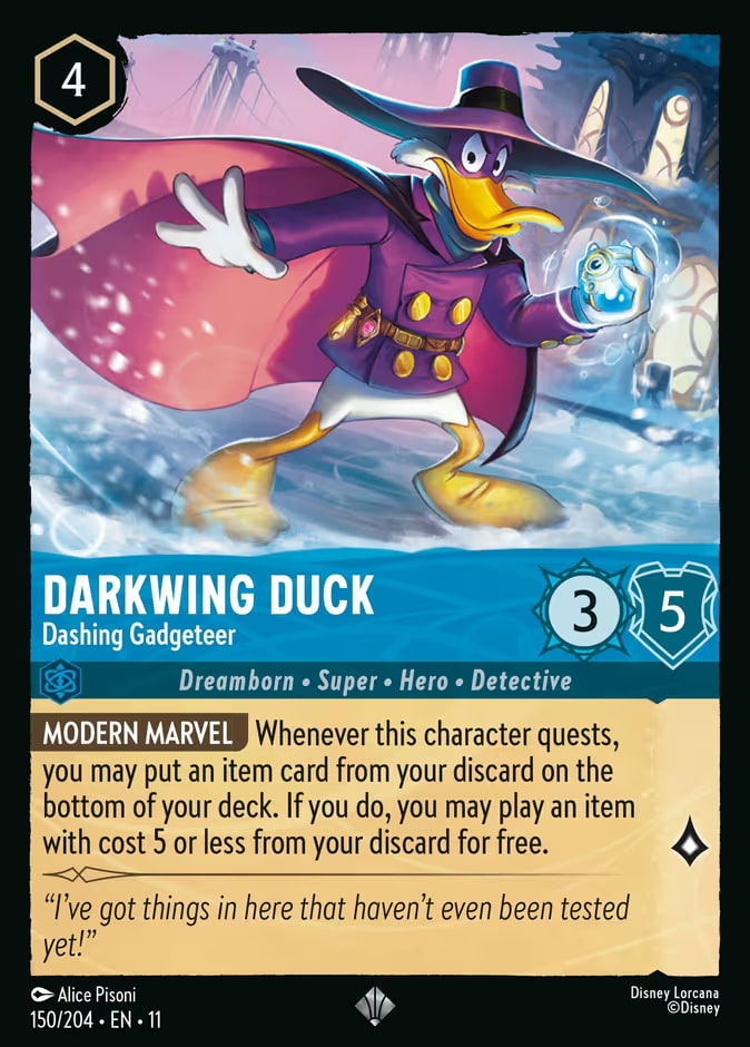 Darkwing Duck - Dashing Gadgeteer, Winterspell 150/204