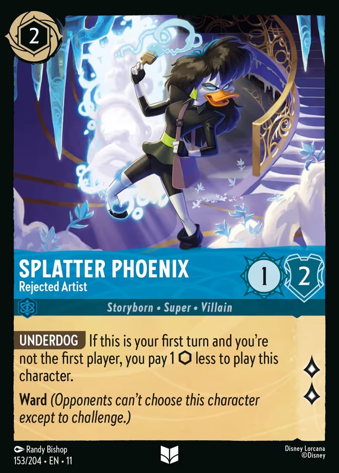 Splatter Phoenix - Rejected Artist, Winterspell 153/204
